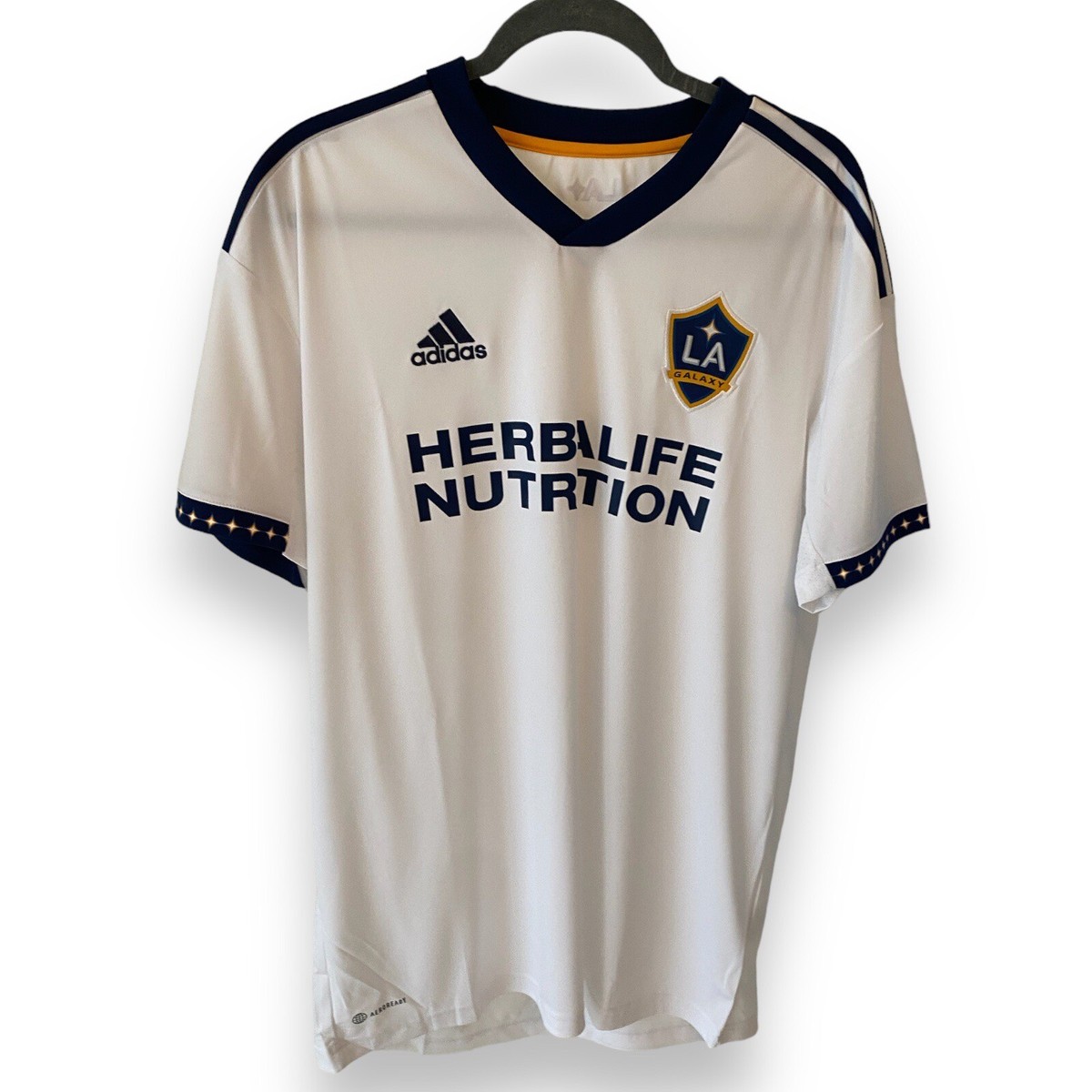 ウェア adidas MLS LA Galaxy game-shirt Adidas MLS LA Galaxy 22/23 Home Soccer Jersey Men's Sz L