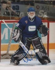 Vancouver Canucks Dan Cloutier Autographed Signed 8x10 NHL Photo COA #1