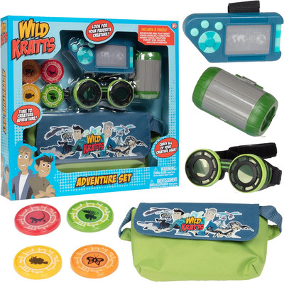 Wild Kratts Adventure Playset - 8Pc Set Includes Goggles, Creature Pod, 4 Power 