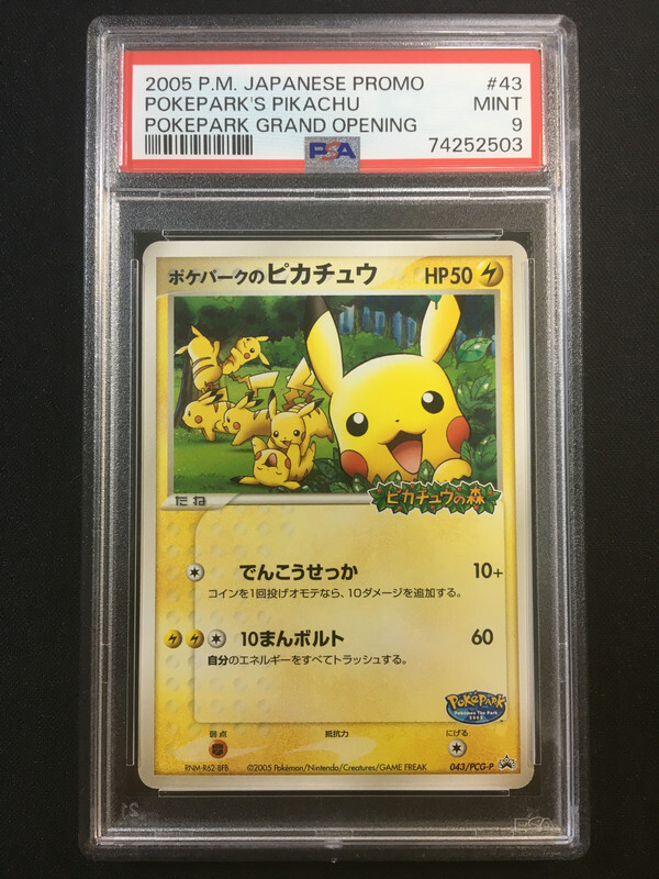 Pokepark's Pikachu Pokemon 2005 Grand Opening Promo Japanese