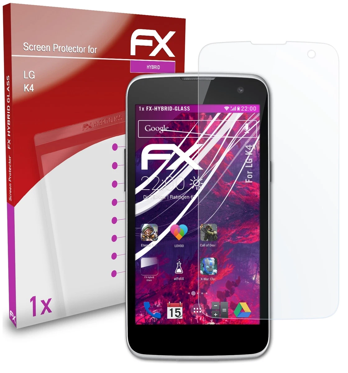 Proteggi Lo Schermo Del Tuo LG K4 2016 Con Questo Vetro Temperato Trasparente: Facile Da Applicare, Resistente E Rimovibile Senza Lasciare Aloni. Include Anche Un Panno Per La Pulizia! - 2