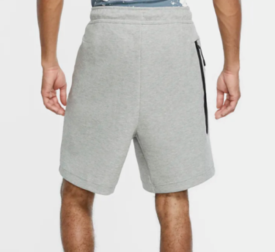 Nike Men Sportswear Tech Fleece Shorts Size S Dark Heather Grey