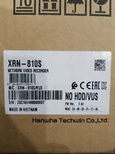 Hanwha Techwin WiseNet XRN-810S 8CH 8MP 4K PoE+ Security NVR Recorder No HDD