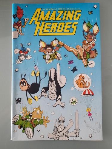 AMAZING HEROES Ausgabe #42 1984 FANTAGRAPHICS COMICS CEREBUS! STAR WARS!