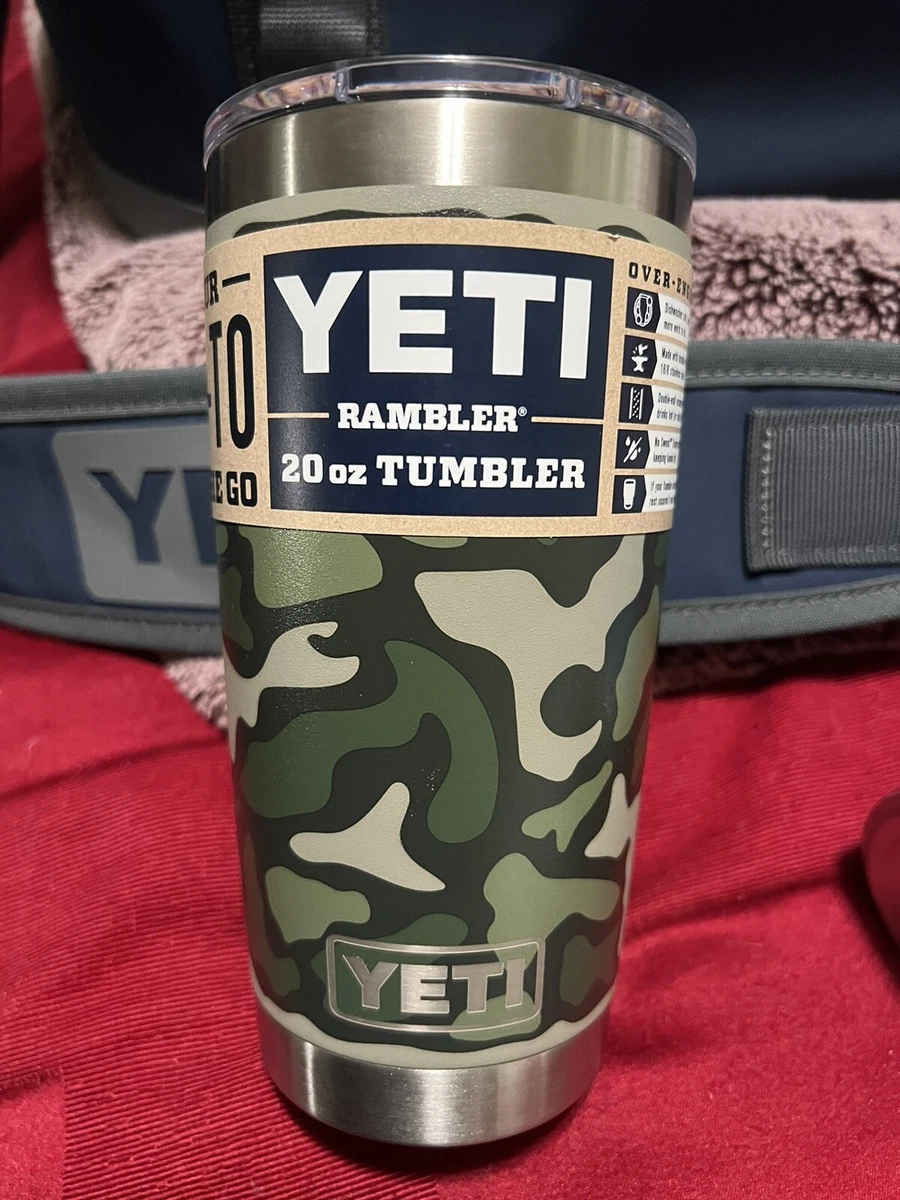 Green Camo Original Camouflage Yeti 20oz Rambler Tumbler Skin