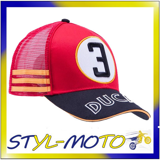 1746015 Gorra Rojo Ducati History 750 Ss Desmo Original 2017