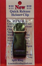 "New" Motorcycle Quick Release Chin Clip, Fits Up To 3/4" Strap-2 Styles