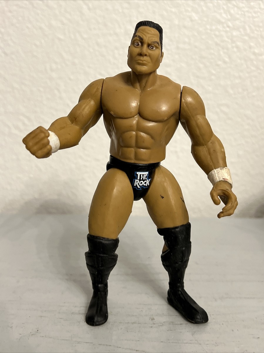 WWE THE ROCK DWAYNE JOHNSON 6” ACTION FIGURE WRESTLER TOY (PRE