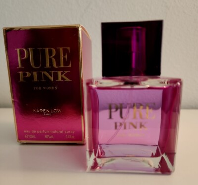 Women's perfume Pure Pink by Karen Low, oz EDP Spray Eau De NEW 