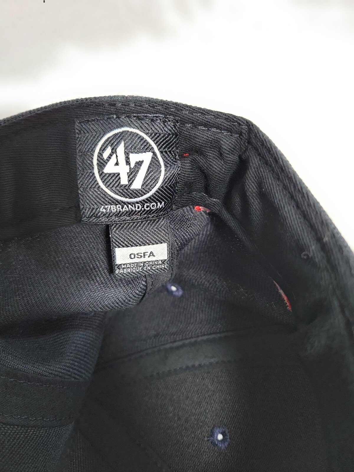 ‘47 XFL Houston Roughnecks MVP Adjustable Baseball Hat Cap, Black, Logo