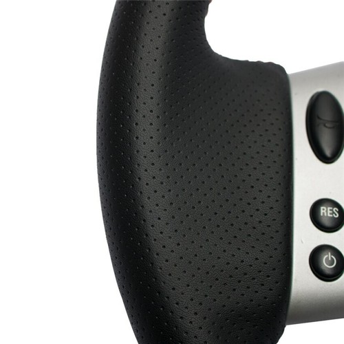 DIY Black Genuine Durable Leather Car Steering Wheel Cover for Mini Coupe - Picture 3 of 6