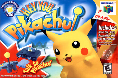 Hey You Pikachu BOX ART N64 Premium POSTER MADE IN USA - N64095 | eBay