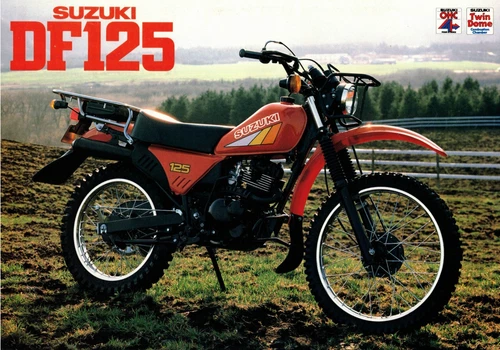 Suzuki DF125 farm bike 4 page sales brochure - FREE POST