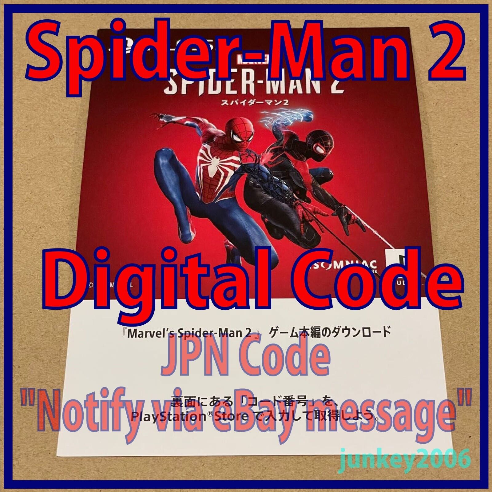 Marvel's Spiderman 2 PS5 - Digital World PSN