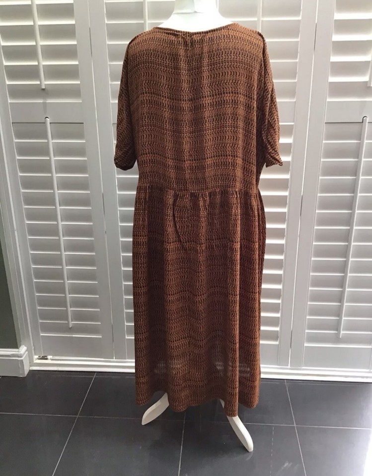 Toast Ladies Dress Autumn Colours Size 14 eBay