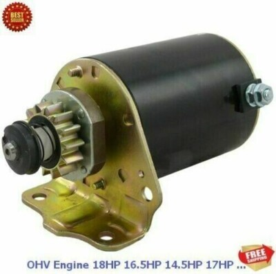 #ad #ad Starter Motor For Briggs Stratton OHV Engine 18HP 16.5HP 14.5HP 17HP 14HP 17.5HP $46.99
