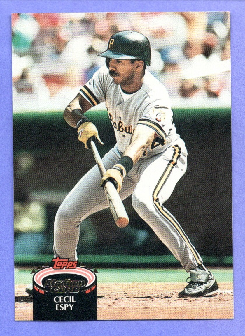 1992 Stadium Club  #95  Cecil Espy  Pirates 