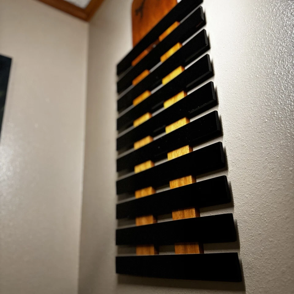 Wooden Karate Belt Display Rack Martial Arts MMA Jui Jistu Belt Holder 10 belts - Image 3 of 4