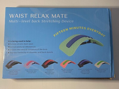 Waist Relax Mate Multi Level Back Stretcher Stretching Device Back Pain