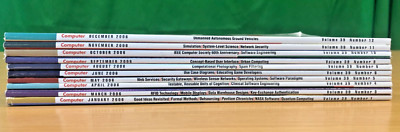 IEEE Computer Magazine 2006 * 10 issues (no Feb, no July) * pristine