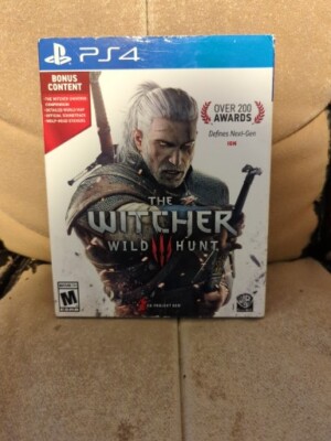 The Witcher 3 Wild Hunt (2015) Launch Edition Cardboard Sleeve Box Set - PS4