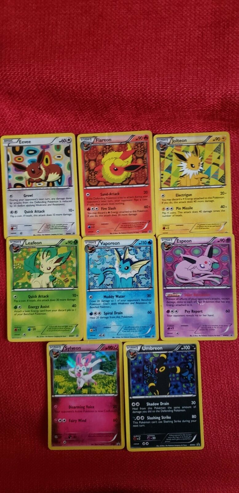 Full Set of Bunei's Eeveelutions