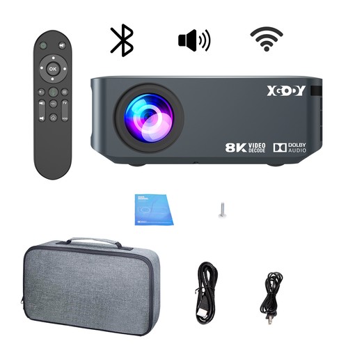 8K Beamer Full HD 1080P LED Projektor Heimkino wifi 5G HDMI Multimediaplayer DHL - Bild 16 von 24