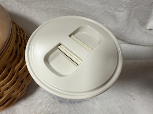 LONGABERGER BIENENSTOCK KEKSDOSE KORB & DECKEL MIT LUFTDICHTEM DECKELEINSATZ - Bild 4 von 14