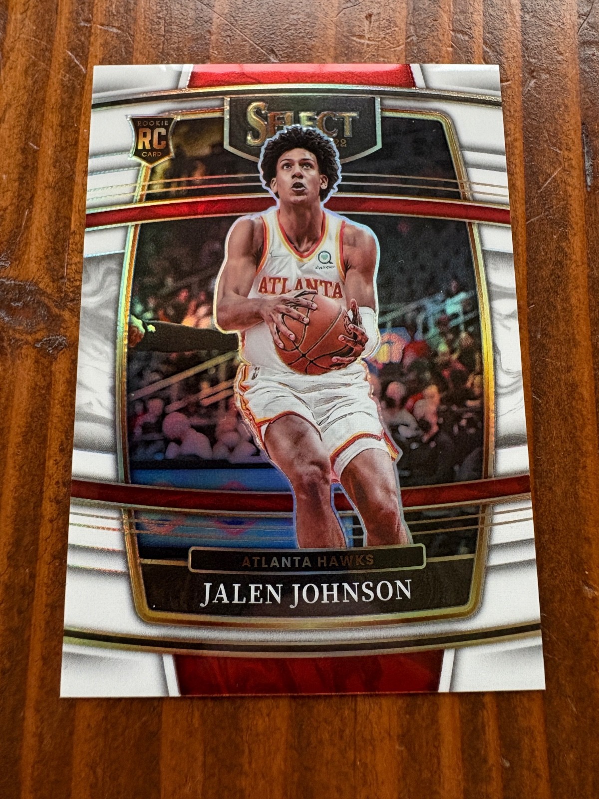 2021-22 Panini Select Concourse Jalen Johnson #17 White 149/149 Bookend RC!