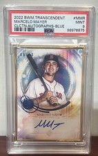 2022 Bowman Transcendent Collection Auto Marcelo Mayer #TCAVMMR /10 Blue PSA 9