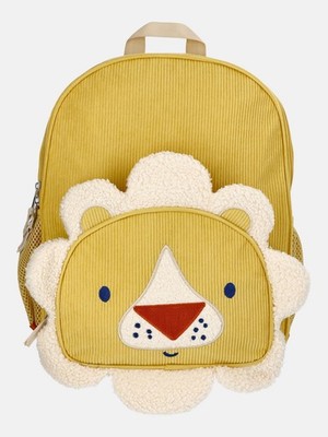 Wonder Nation Toddler 13.5'' Lion Mane Corduroy Backpack - Beeswax Yellow Bag