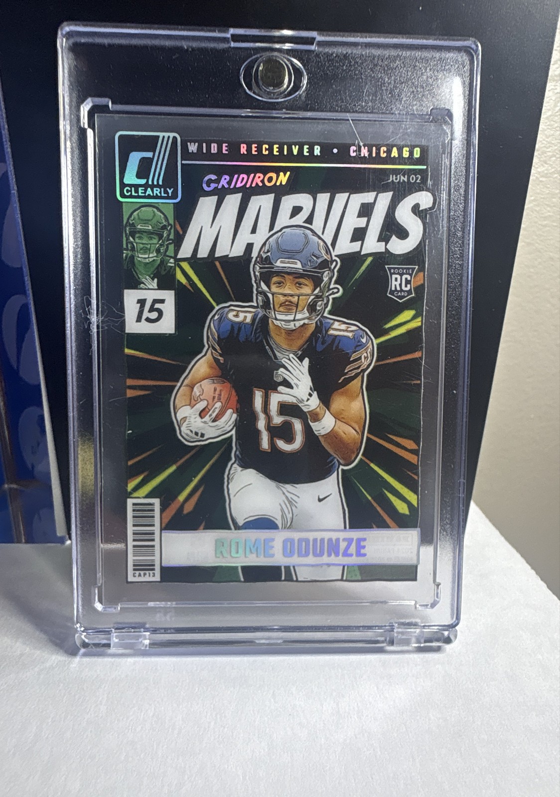 2024 Panini Clearly Donruss - Gridiron Marvels Rome Odunze #6 (RC)