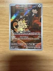 Pokémon TCG Team Rockets Meowth Card 203/182 Destined Rivals NM