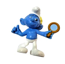 2013 Peyo SMURFS Vanity Smurf McDonald's Happy Meal Toy PVC Figure