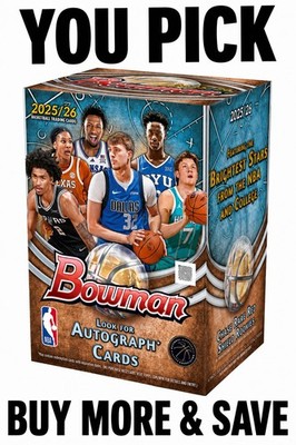 2025-26 BOWMAN BASKETBALL NBA VETS & RCs #1-200 YOU PICK AND COMPLETE YOUR SET