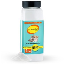 Pet Pee Powder - Unscented Solidifier for Dog  Cat Accidents - 2lb Bottle - ...