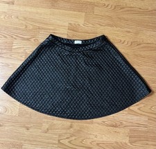 The Children's Place Girls Swing Skirt Children's Large Black Leatherette