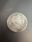 1915-D Barber Half Dollar-Better Date-50c