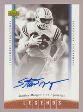 STANLEY MORGAN 2006 Upper Deck Legends LEGENDARY SIGNATURES Autograph AUTO