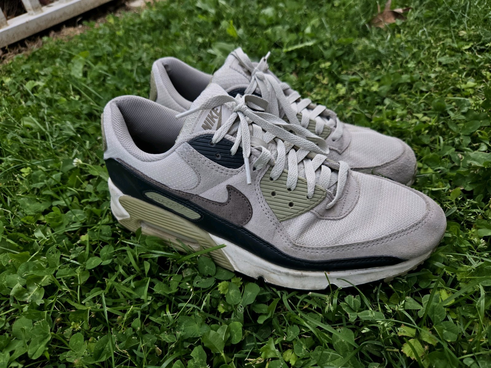 Sneakers  MEN Nike Air Max 90 Light Bone /Cave Stone-Neutral Olive 👍 size 12-image