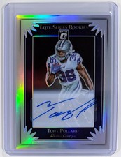2019 Donruss Optic Tony Pollard Rookie Elite Series Auto Silver Stars Auto /25
