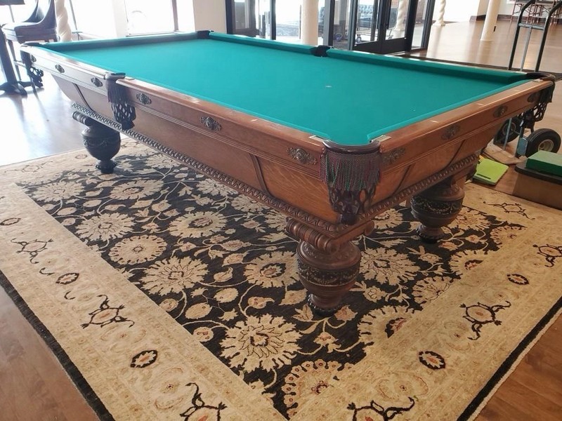 Rare Antique Brunswick Pool Table ‘the northern’