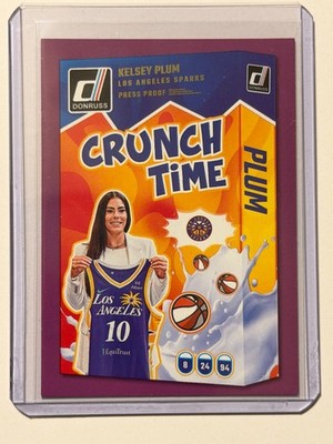 Kelsey Plum - 2025 Panini Donruss WNBA CRUNCH TIME Press Proof Purple #8