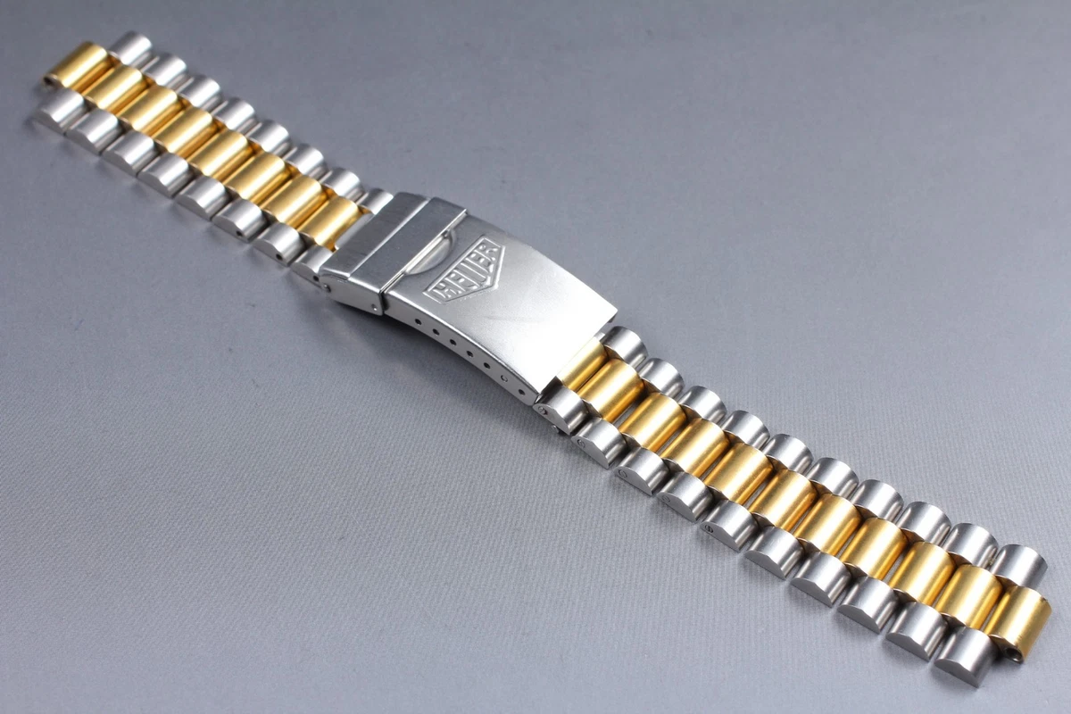London Craftwork Bracciale sportivo in acciaio inox per Tag Heuer Aquaracer serie 300 WAY211 WAY111A, 20.5mm, Acciaio inossidabile, Nessuna pietra preziosa
