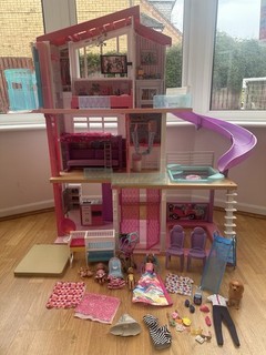 Barbie Dreams house With Elevator Lift slide and lots of Extra Accessories