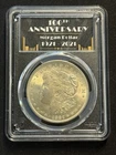 1921 P PCGS MS64 - Silver Morgan Dollar $1 US Coin - 100 Anniversary Slab - Rare