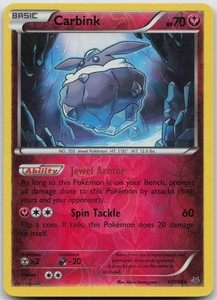 Carbink 47/108 Reverse Holo Rare - Roaring Skies