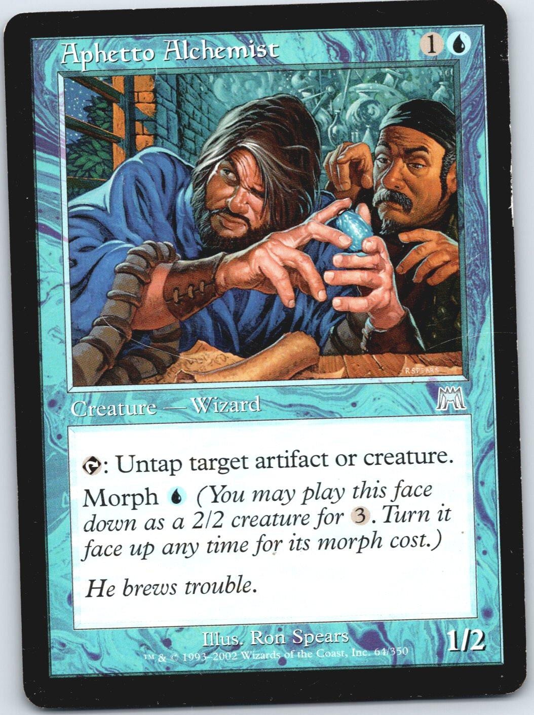 Aphetto Alchemist Onslaught ONS 64 LP MTG Card