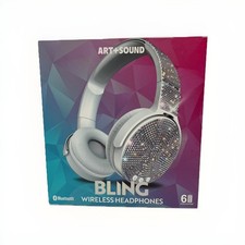 NEW Bling Wireless Headphones Art Sound Bluetooth 5.2 Built-In Mic 6 Hours SF