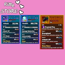 Roblox - World   Zero ⚔️ - Zero Staff bundles with pet -